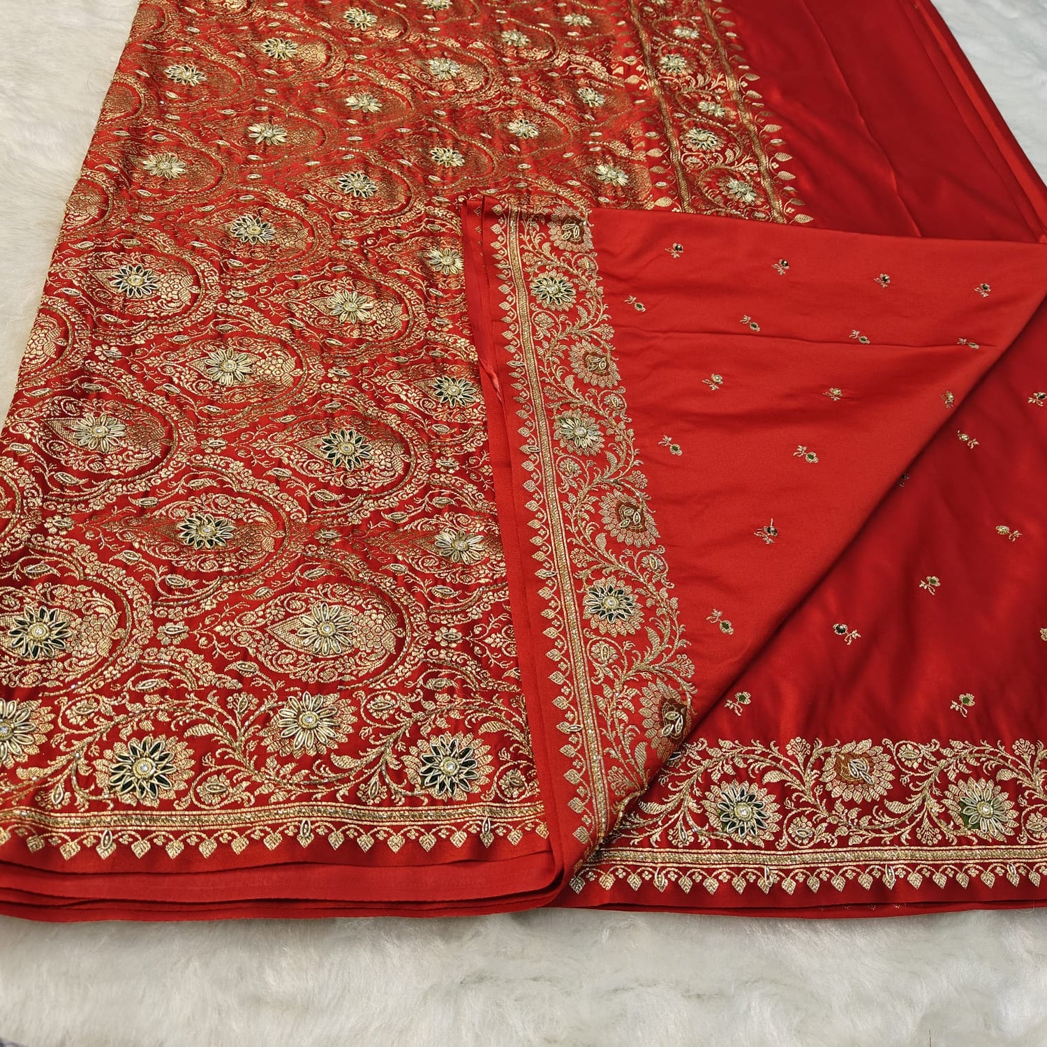 Banarasi Katan Satin Saree