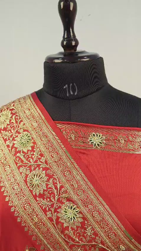 Classic Banarasi Silk Saree | Timeless Handwoven Elegance